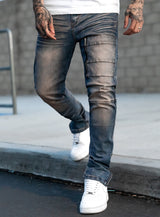 Ocean Fire Stacked Jeans