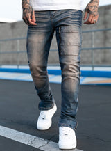 Ocean Fire Stacked Jeans