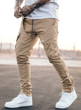 Utility Cargo Pants V11 in Beige