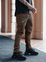 Utility Cargo Pants V11 in Brown