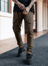 Utility Cargo Pants V11 in Brown