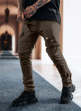 Utility Cargo Pants V11 in Brown