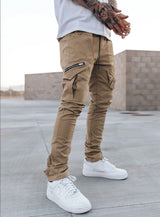 Utility Cargo Pants V11 in Beige