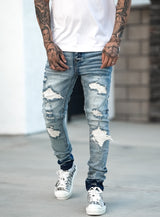 Ghost Biker Jeans in Blue