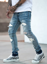 Ghost Biker Jeans in Blue