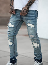 Ghost Biker Jeans in Blue