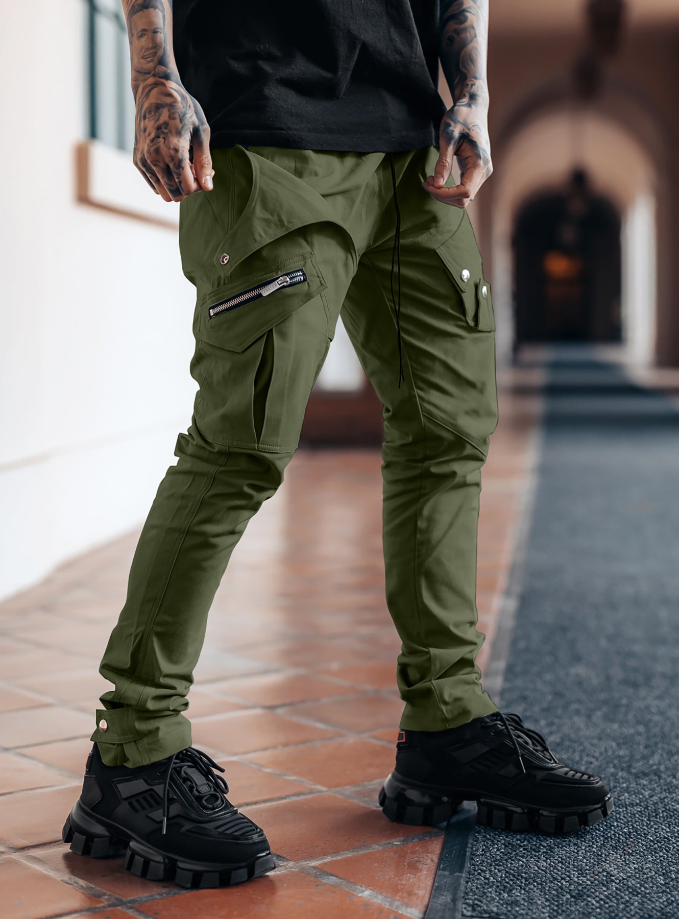 Washburn Cargo Pant in Tanglewood Pigment – XCVI