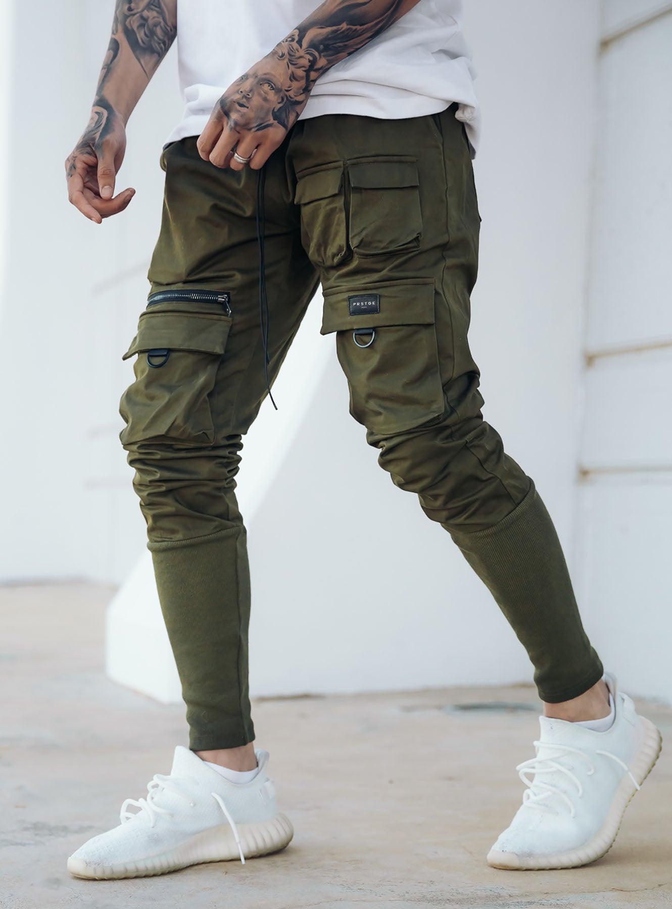 GUCCI Cargo pants in olive
