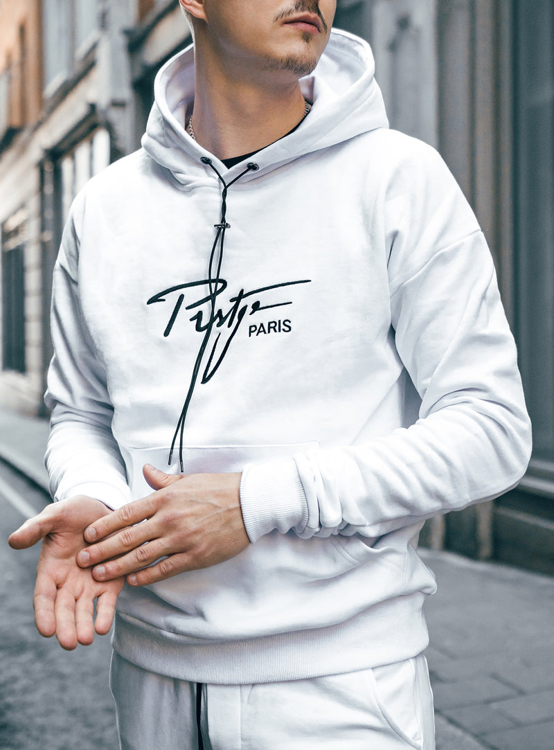 Signature Hoodie V1 in White