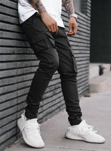 Utility Cargo Pants V6 in Black