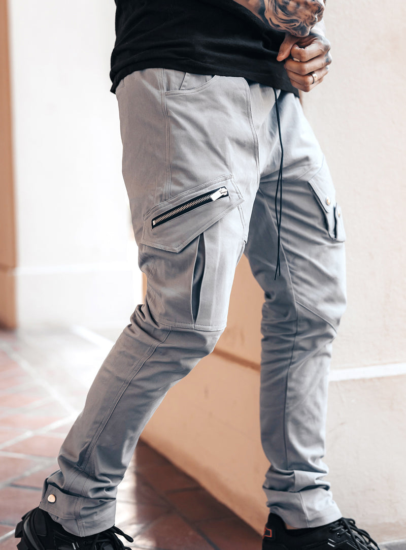 Utility Cargo Pants V11 in Grey