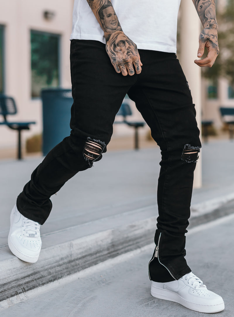Vapor Stacked Jeans
